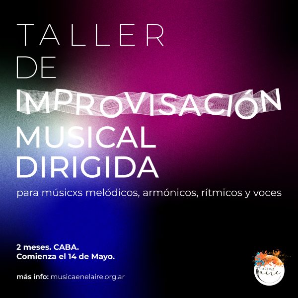 Musica en el aire_impro musical dirigida_flyer